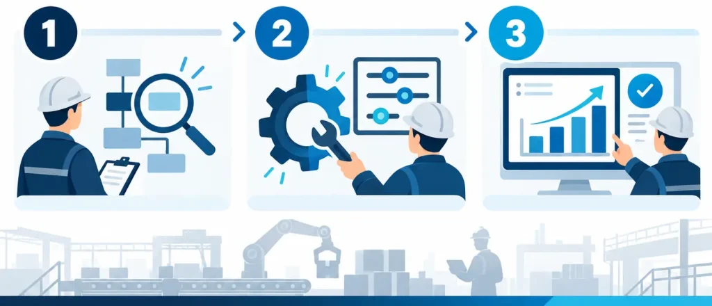Tres pasos para aplicar Kaizen en una empresa