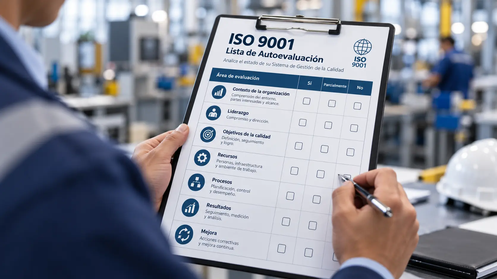 Checklist auditoría iso 9001 auto diagnóstico empresa